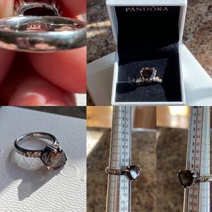 Pandora Smoky Quartz ring